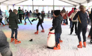 Plezier tijdens Schoolschaatsen